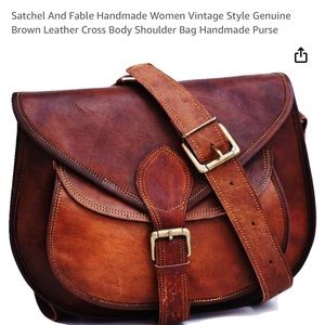 Genuine Leather Cross Body Shoulder Bag